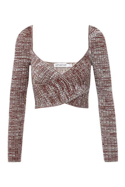 Crossover Knit Top